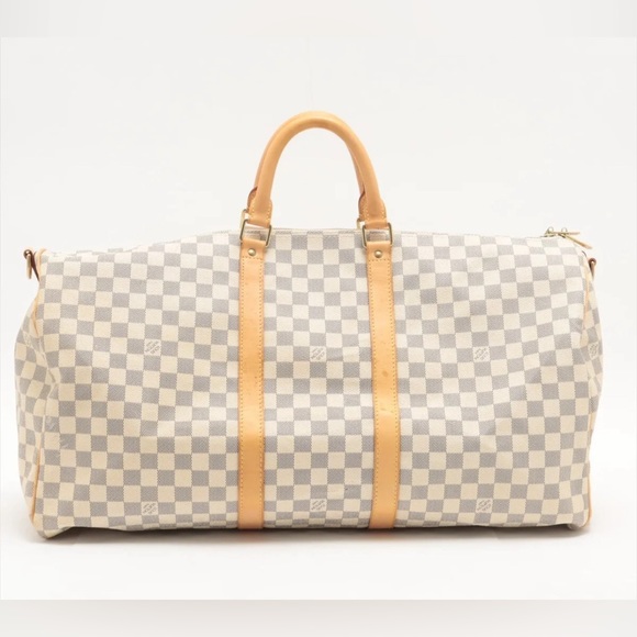 Louis Vuitton Damier Azur Keepall Bandouliere 55 - N41429 - Picture 2 of 12